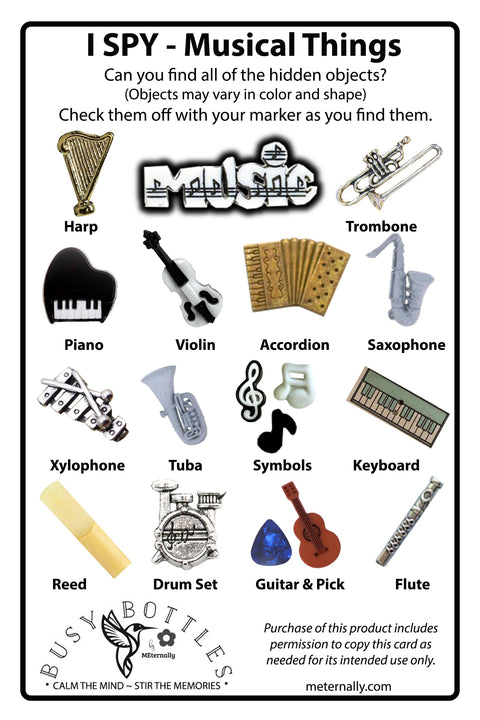 Memory Play - Musical Busy Bottle