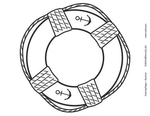 Coloring Pages - Nautical Pack