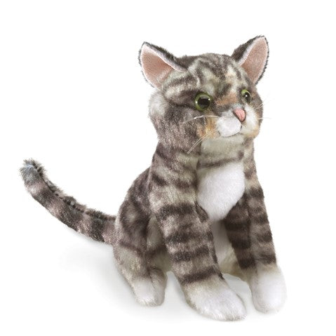 Mini Tabby Cat (Finger Puppet)