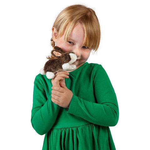 Mini Cottontail Rabbit (Finger Puppet)