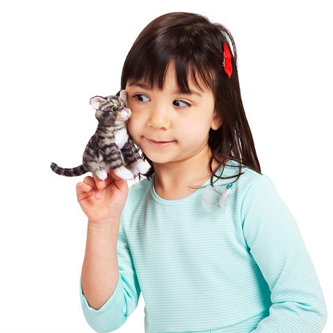 Mini Tabby Cat (Finger Puppet)