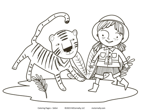Coloring Pages - Safari Pack