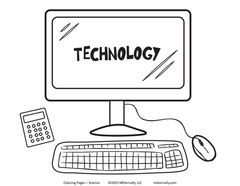 Coloring Pages - Science Pack