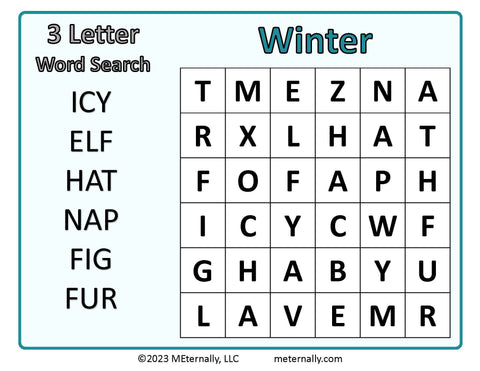 Favorite Things - Winter Activity Pack