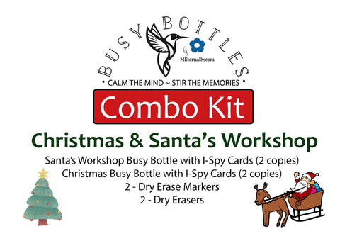 Busy Bottles Combo Kit - Christmas & Santa's Workshop