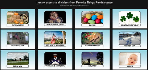 Online Reminiscence Video Subscription - 30 DAY FREE TRIAL