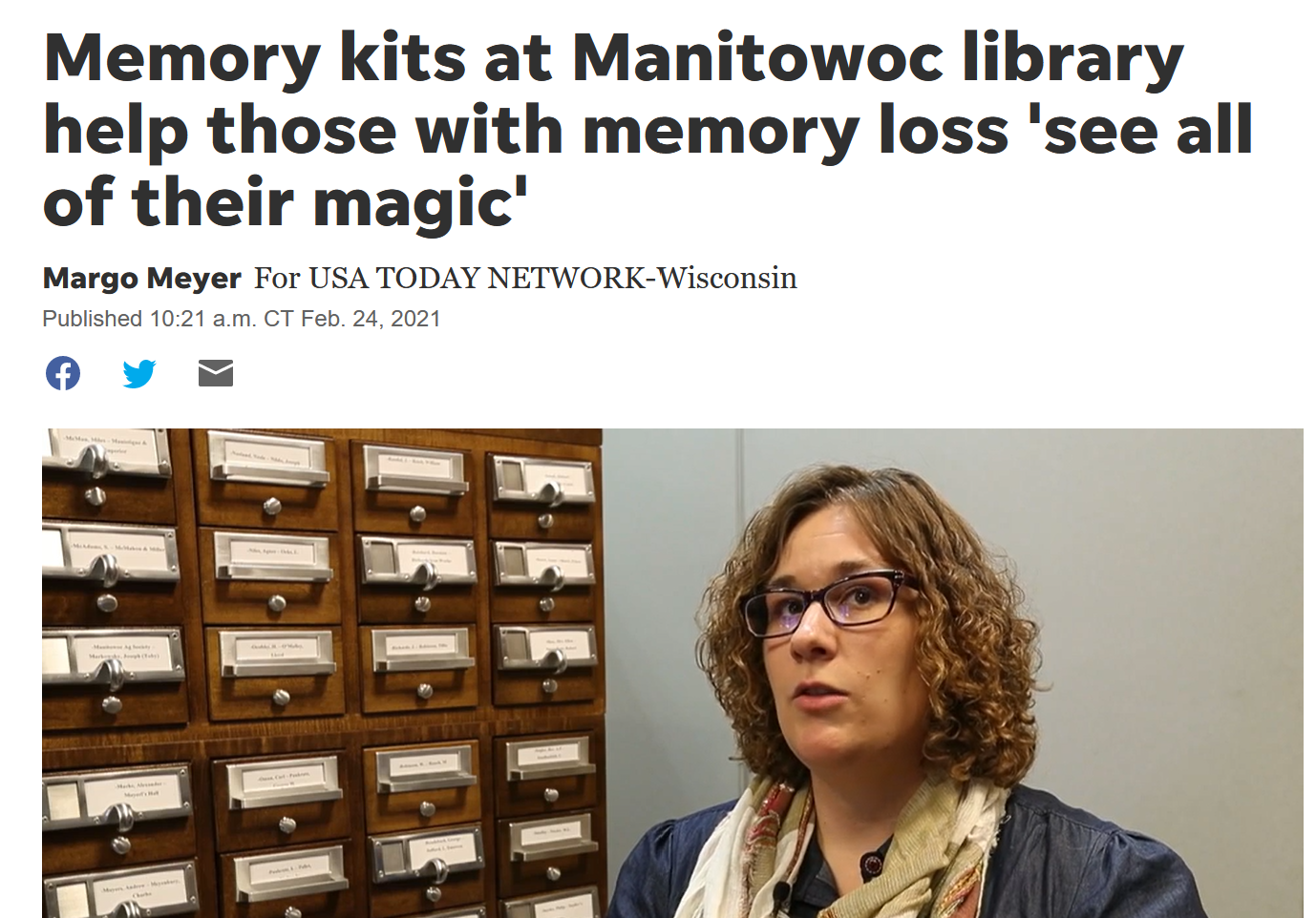 Manit Library Manitowoc Library Offers Memory Kits Thanks to Donations! – MEternally