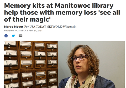 Manitowoc Library Offers Memory Kits Thanks to Donations!