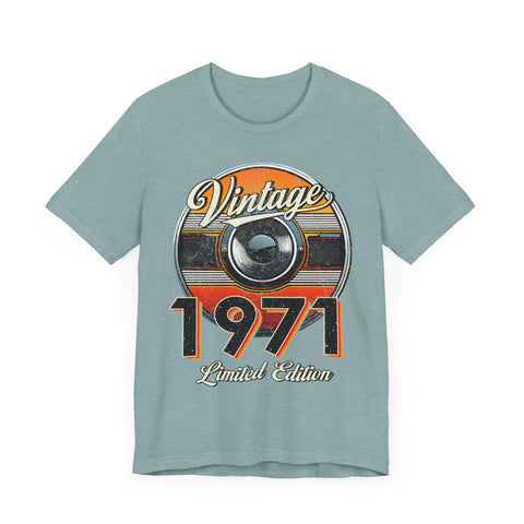 1971 Vintage Limited Edition Unisex Tee - Retro Style Graphic T-Shirt