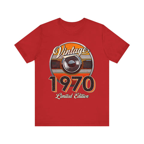 1970 Vintage Limited Edition Unisex Tee - Retro Style Graphic T-Shirt