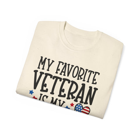 My Favorite Veteran is My Grandma - Unisex Adult T-Shirt