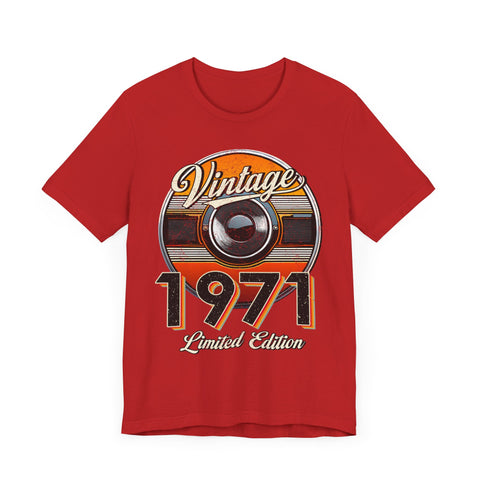 1971 Vintage Limited Edition Unisex Tee - Retro Style Graphic T-Shirt
