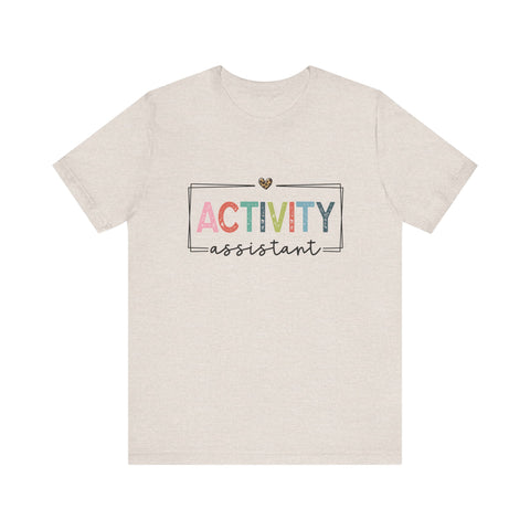 Activity Assistant Tee - Unisex Jersey Short Sleeve Shirt