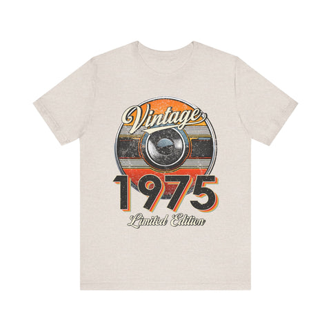 1975 Vintage Limited Edition Unisex Tee - Retro Style Graphic T-Shirt
