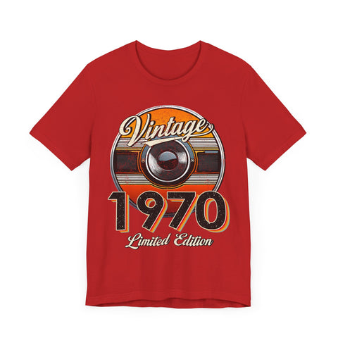 1970 Vintage Limited Edition Unisex Tee - Retro Style Graphic T-Shirt