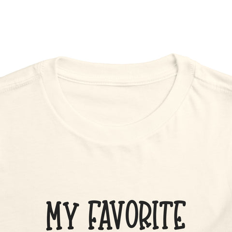 My Favorite Veteran is My Grandma - Toddler Short Sleeve Tee