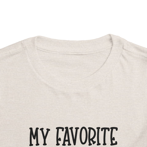 My Favorite Veteran is My Grandma - Toddler Short Sleeve Tee