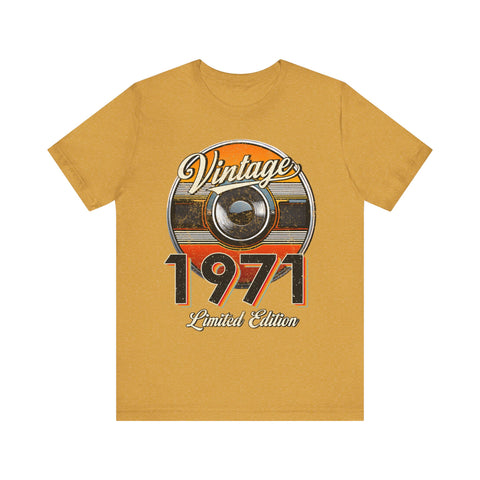 1971 Vintage Limited Edition Unisex Tee - Retro Style Graphic T-Shirt