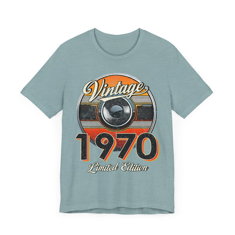 1970 Vintage Limited Edition Unisex Tee - Retro Style Graphic T-Shirt