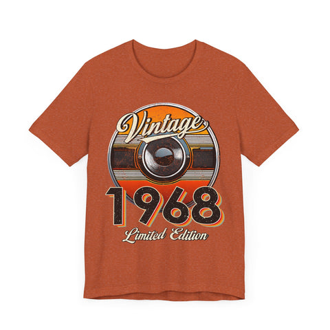 1968 Vintage Limited Edition Unisex Tee - Retro Style Graphic T-Shirt