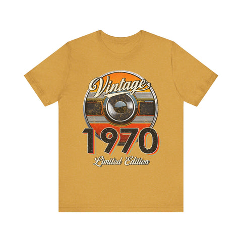 1970 Vintage Limited Edition Unisex Tee - Retro Style Graphic T-Shirt