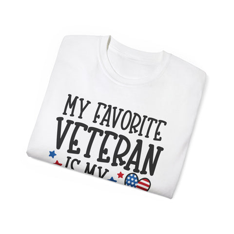 My Favorite Veteran is My Grandma - Unisex Adult T-Shirt