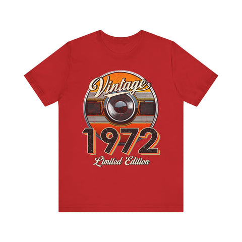 1972 Vintage Limited Edition Unisex Tee - Retro Style Graphic T-Shirt