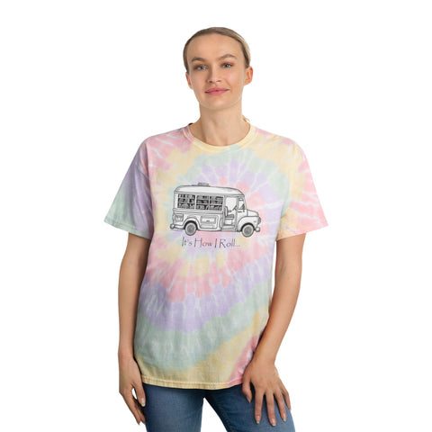 Copy of It's How I Roll Bookmobile - Colorful Tie-Dye Tee for Free Spirits