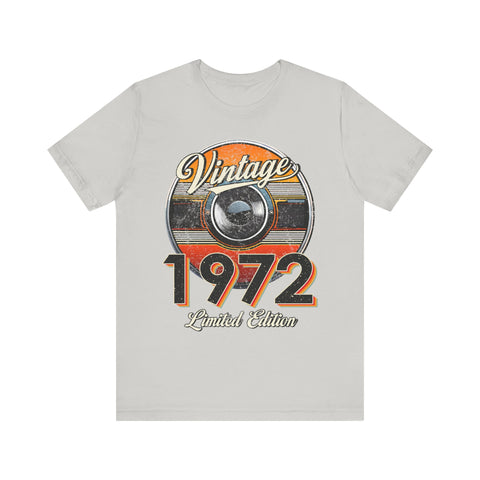1972 Vintage Limited Edition Unisex Tee - Retro Style Graphic T-Shirt