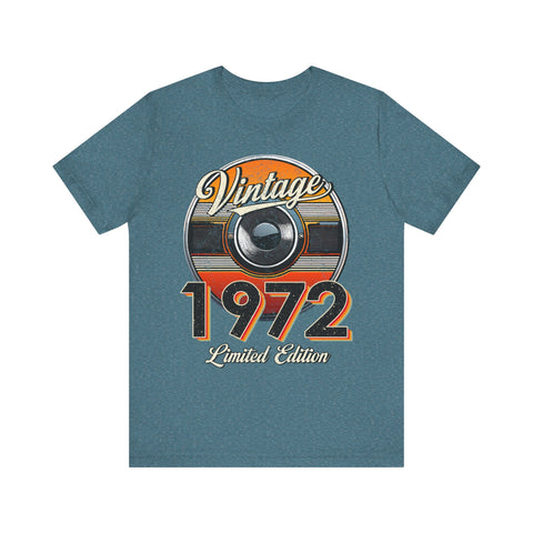 1972 Vintage Limited Edition Unisex Tee - Retro Style Graphic T-Shirt