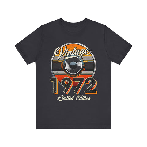 1972 Vintage Limited Edition Unisex Tee - Retro Style Graphic T-Shirt