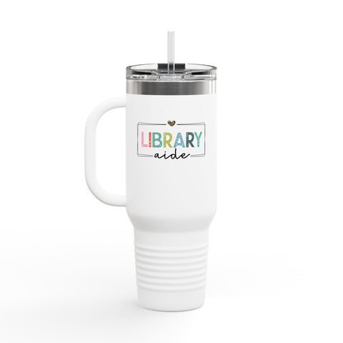 Library Aide - Insulated Travel Mug, 40oz