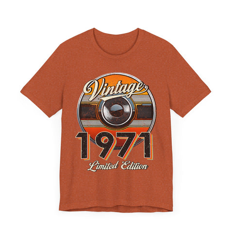 1971 Vintage Limited Edition Unisex Tee - Retro Style Graphic T-Shirt