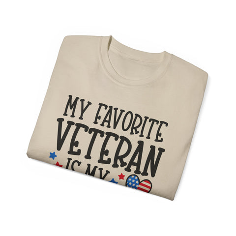 My Favorite Veteran is My Grandma - Unisex Adult T-Shirt