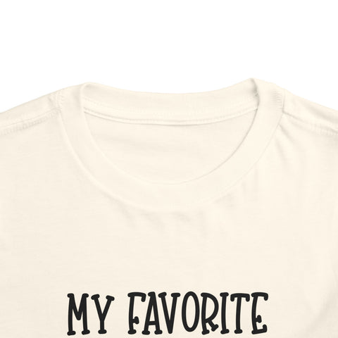 My Favorite Veteran is My Daddy - Toddler Short Sleeve Tee
