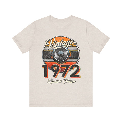 1972 Vintage Limited Edition Unisex Tee - Retro Style Graphic T-Shirt