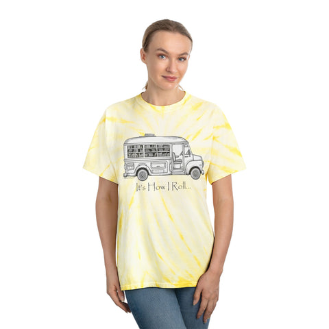 Copy of It's How I Roll Bookmobile - Sunny Tie-Dye Tee