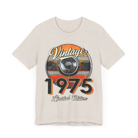 1975 Vintage Limited Edition Unisex Tee - Retro Style Graphic T-Shirt