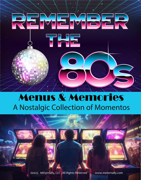 1980s Menus and Memories Booklet - COMING SOON!