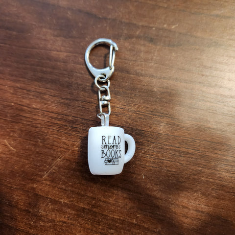 Read More Books Mug Charm