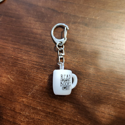 Read More Books Mug Charm
