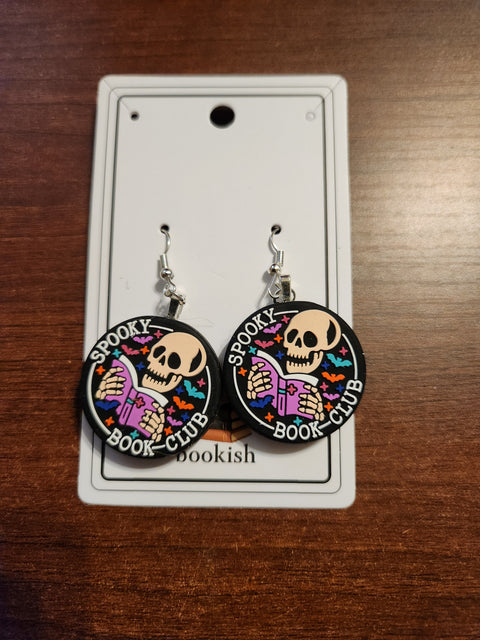 Spooky Book Club Earrings (Hook)