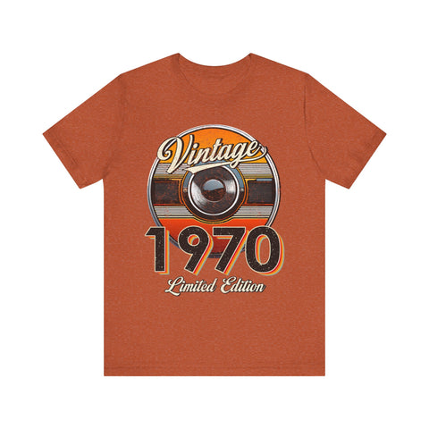 1970 Vintage Limited Edition Unisex Tee - Retro Style Graphic T-Shirt