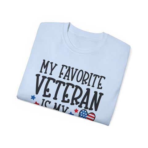 My Favorite Veteran is My Grandma - Unisex Adult T-Shirt