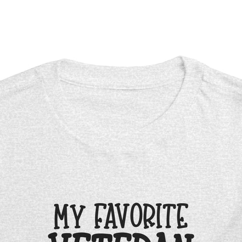 My Favorite Veteran is My Great Grandma - Toddler Short Sleeve Tee