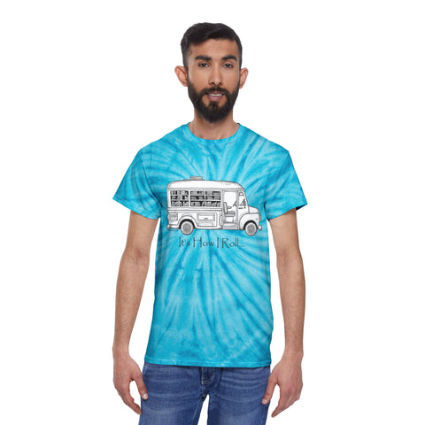 Copy of It's How I Roll Bookmobile - Sunny Tie-Dye Tee
