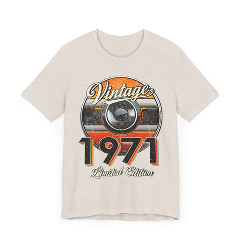 1971 Vintage Limited Edition Unisex Tee - Retro Style Graphic T-Shirt