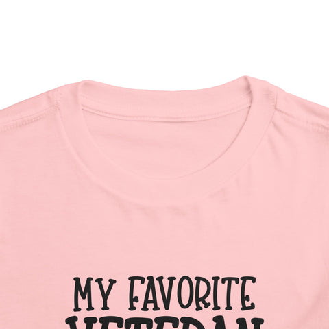 My Favorite Veteran is My Great Grandma - Toddler Short Sleeve Tee