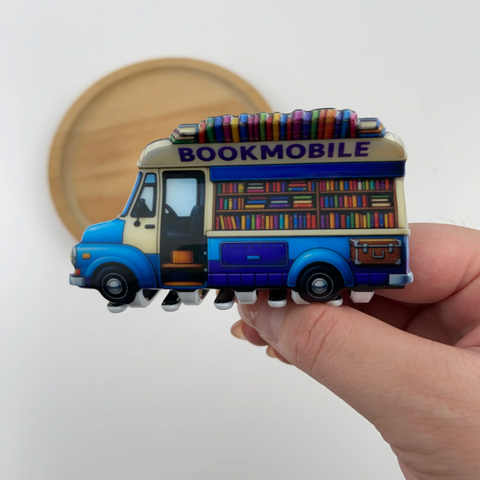 Bookmobile Claw Hair Clip