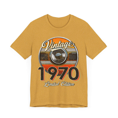1970 Vintage Limited Edition Unisex Tee - Retro Style Graphic T-Shirt